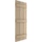Ekena Millwork Rustic Three Board Joined Board-n-Batten Rough Cedar Faux Wood Shutters, 16 1/2W x 68H, PR SHUBJS16X68RCPR - alternate 7